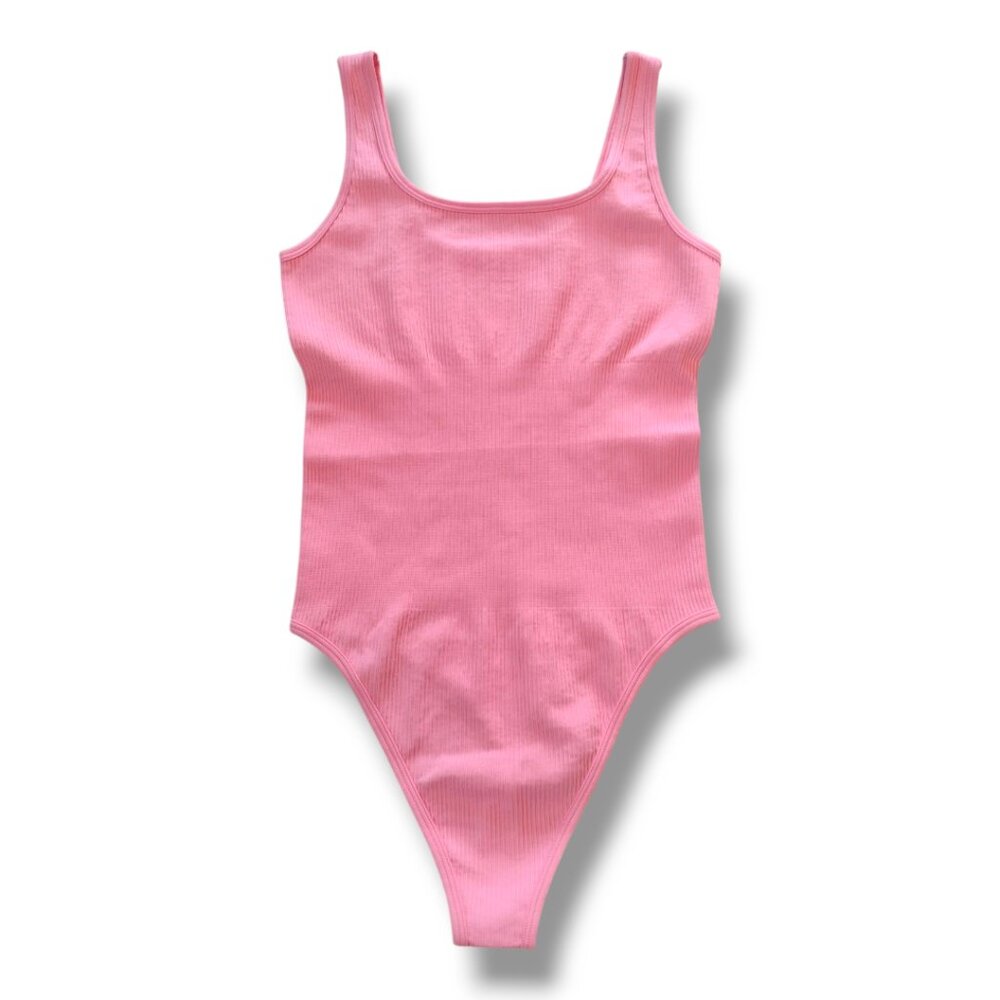 OQQ Ribbed Tank Bodysuit